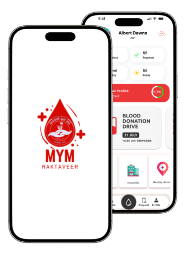 Raktaveer App Mockup